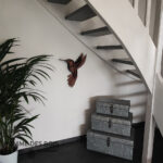 tableau colibri original bois