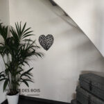 tableau coeur arbre noir