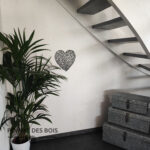 tableau coeur arbre noir