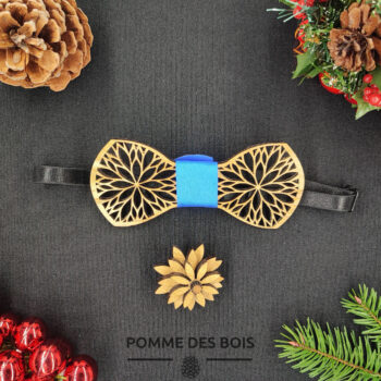 noeud papillon chene massif floral