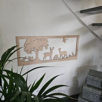 Un cadre des animaux de la Sologne.