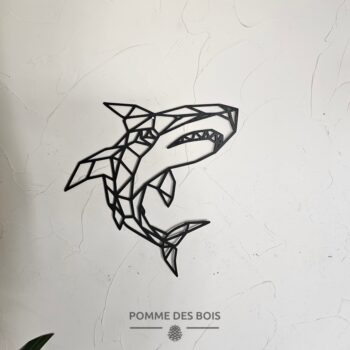 Un requin entier en origami.