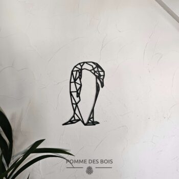 Un manchot entier en origami.